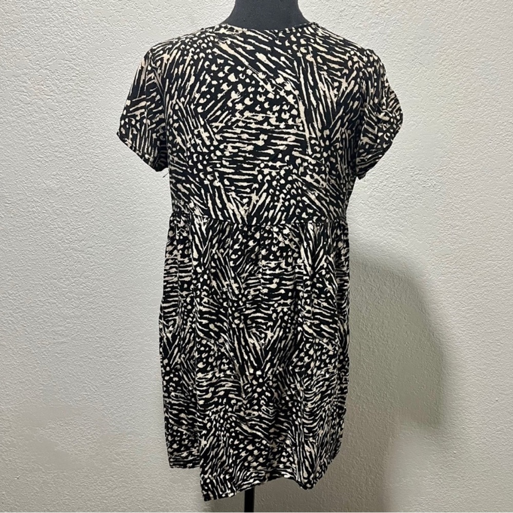 Mossimo Chic Black And Cream Patterned Dress - image 6